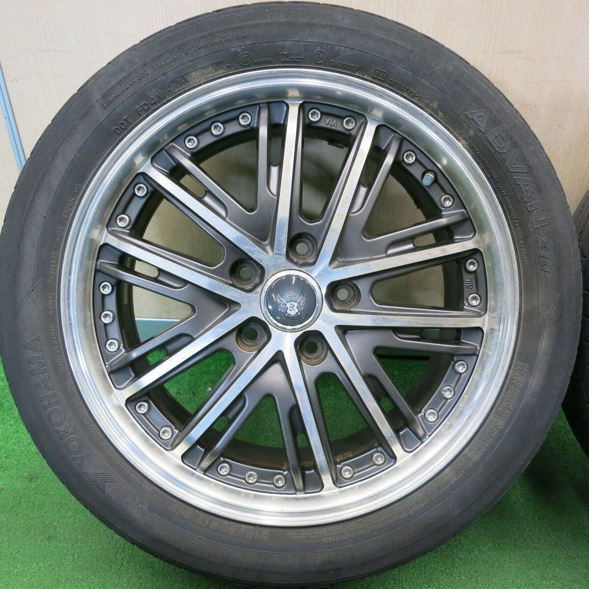 4本価格★STEINER VZ5 ENKEI 215/50R17 ヨコハマ アドバン A10 シュタイナー エンケイ 17インチ PCD114.3/5H★5021303TNノ