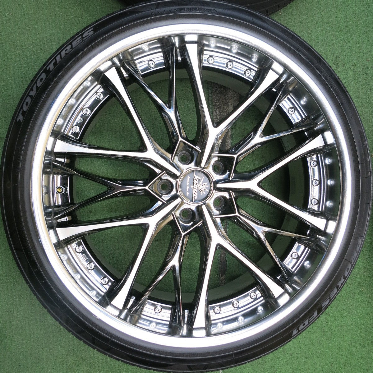 バリ溝!24年!キレイ!9.5分★kranze WEAVAL 245/35R21 トーヨー プロクセス FD1 21インチ クレンツェ ウィーバル PCD114.3/5H★5091406HAノ