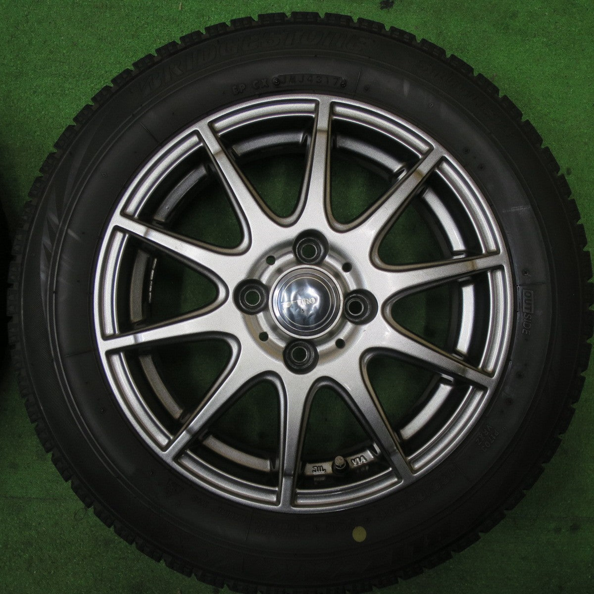 キレイ★スタッドレス 165/65R14 ブリヂストン ブリザック VRX TIRO ティーロ 14インチ PCD100/4H★5060603TTス