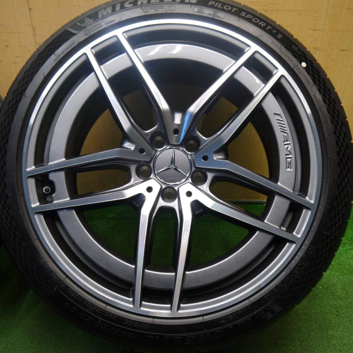 新車外し 22年★ベンツ R232 SL43 純正 AMG 265/40R20 295/35R20 ミシュラン パイロットスポーツ4S PCD112/5H★5031406Hノ