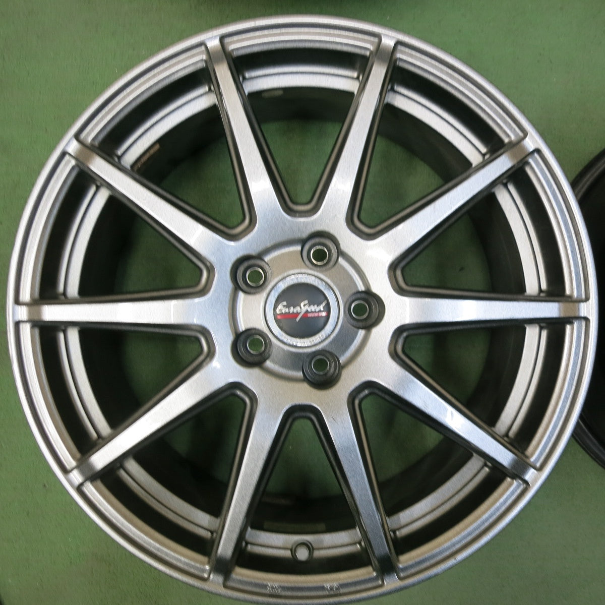 4本価格★インプレッサ 等 EuroSpeed MANARAY SPORT ユーロスピード マナレイスポーツ 17インチ ホイール 17×7J PCD100/5H★5042507SYホ