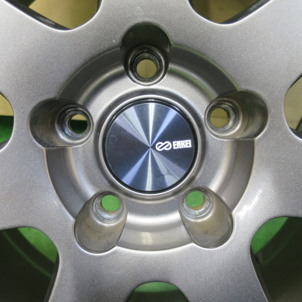2本価格★215/40R18 グリンランダー ENRI U08 ENKEI PF07 エンケイ 18インチ PCD114.3/5H★5061901TTノ