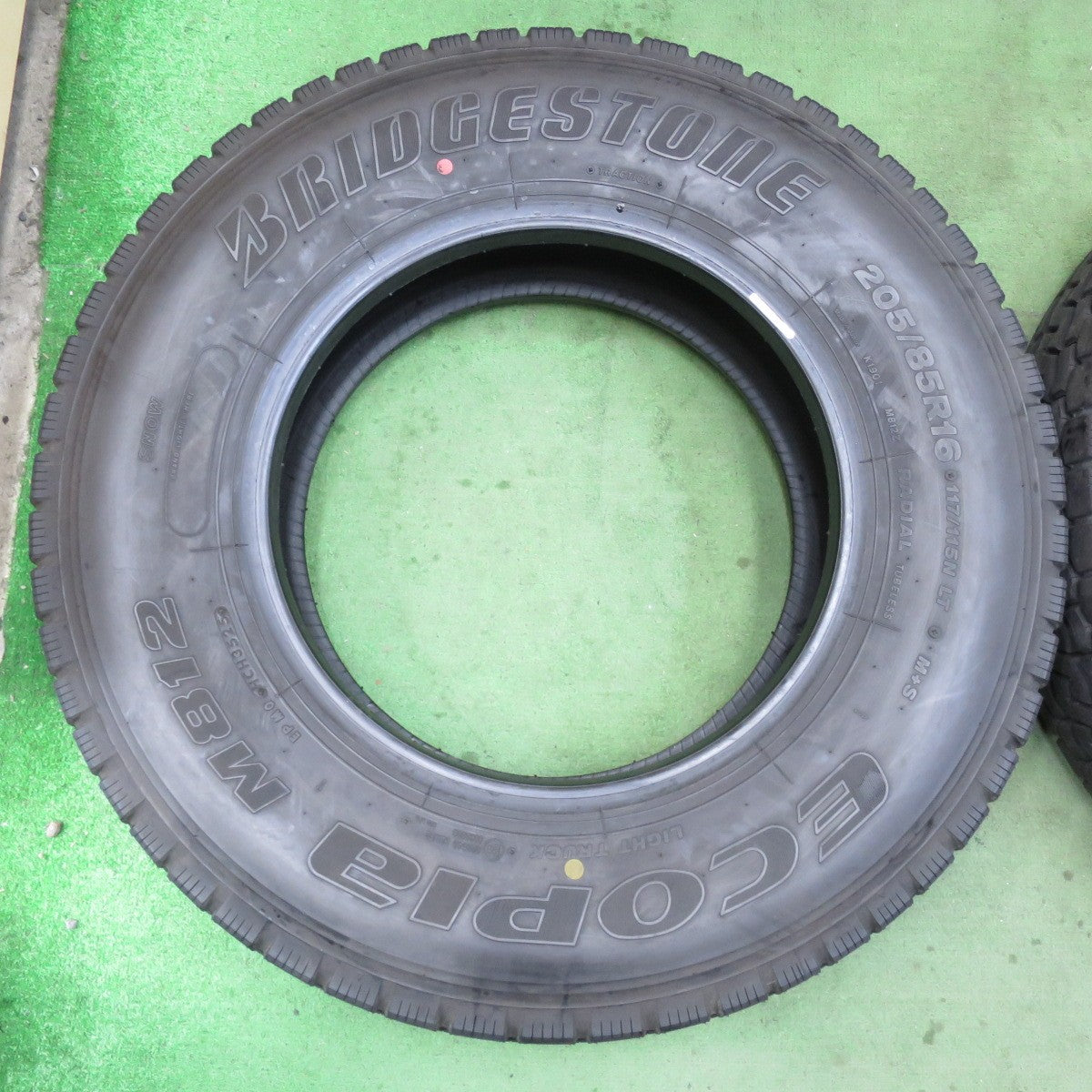 ほぼ未使用!25年!6本★トラック バス タイヤ 205/85R16 117/115N ブリヂストン エコピア M812 ミックス オールシーズン 16インチ★6013107イスタ