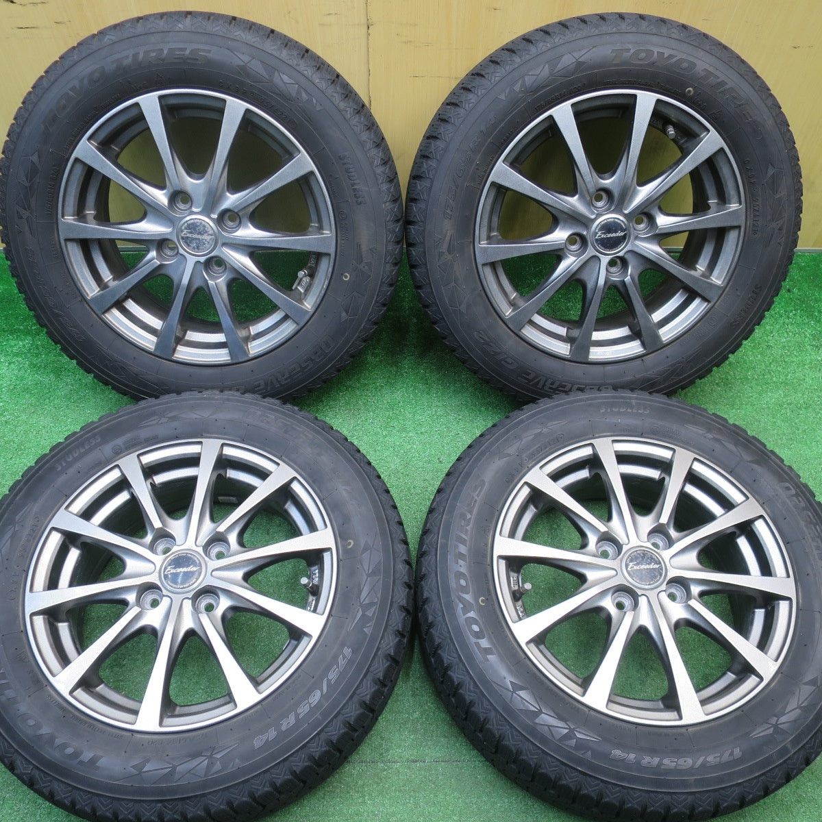 4本価格!21年★スタッドレス 175/65R14 トーヨー オブザーブ GIZ2 Exceeder エクシーダー 14インチ PCD100/4H★5111303NJス