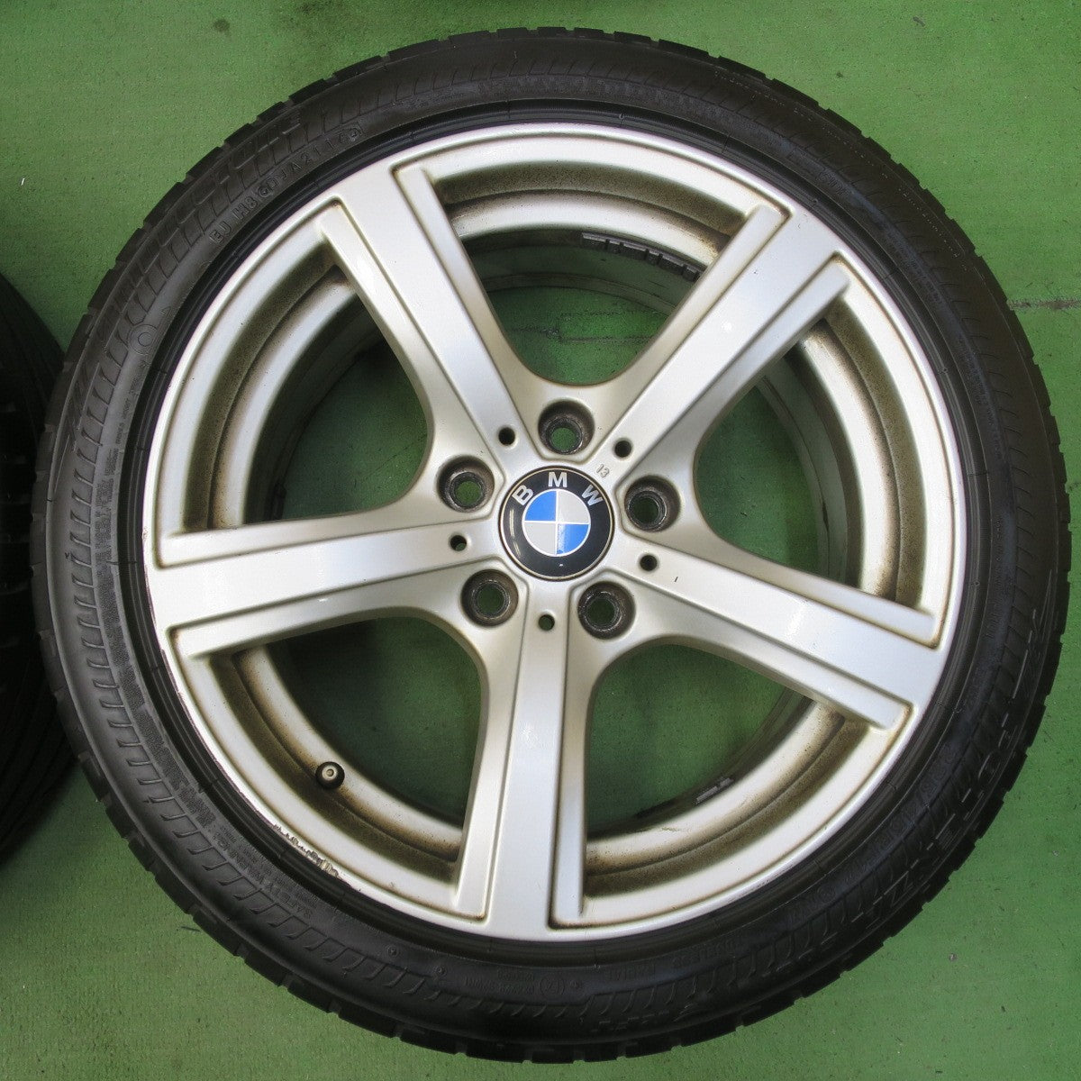 バリ溝!9.5分★BMW Z4 E89 純正 225/45R17 ブリヂストン ポテンザ S001 RFT 17インチ PCD120/5H★5051717イノ