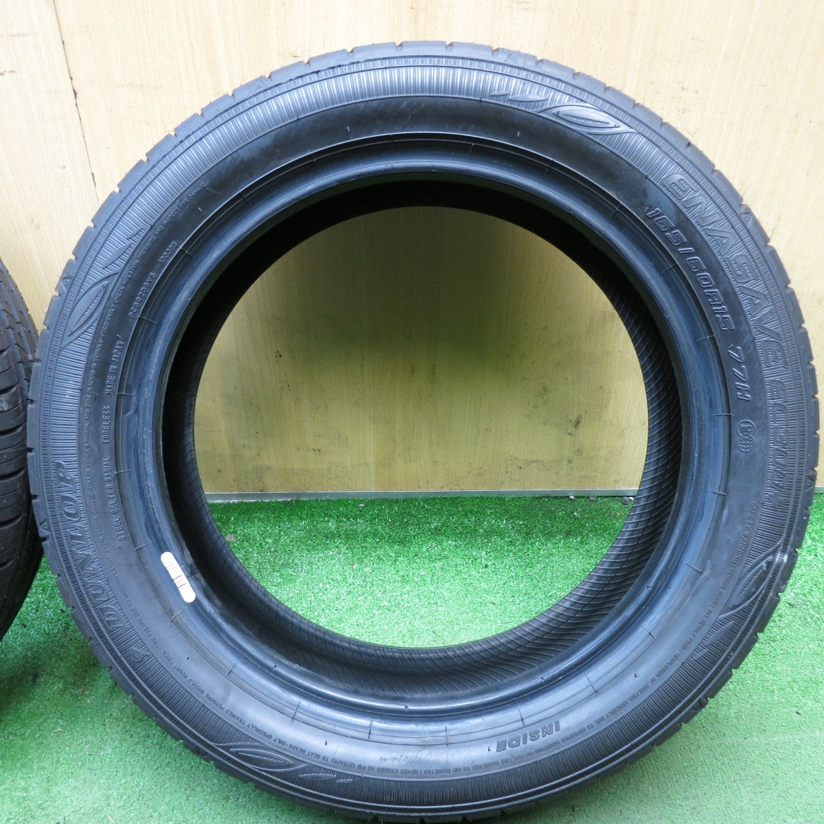 新車外し!26年◎165/60R15 ダンロップ エナセーブ EC300+ タイヤ 15インチ ハスラー デリカミニ キャスト フレアクロスオーバー 等◎6101401KKノタ