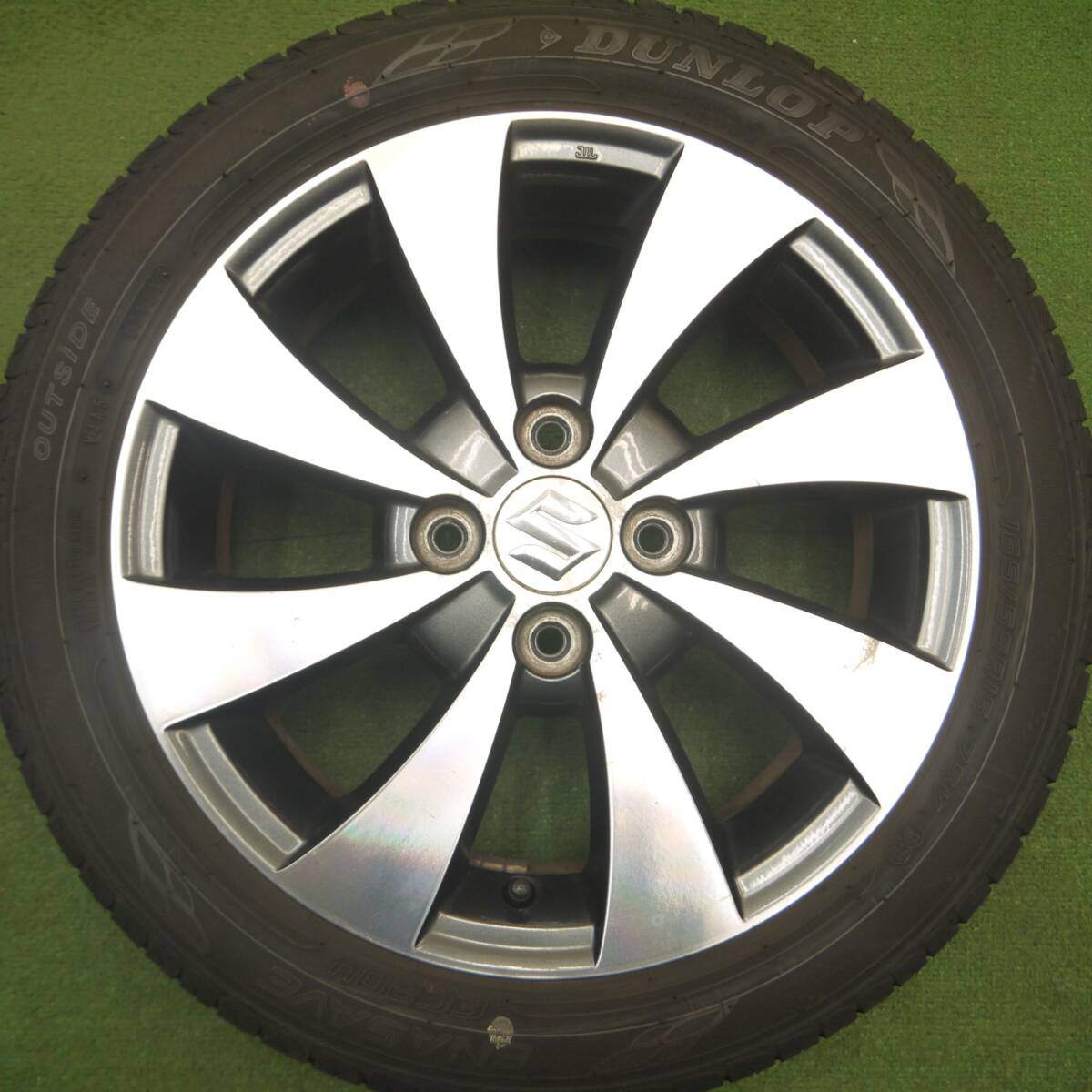 バリ溝 21年 9分★スズキ ワゴンR スティングレー 純正 165/55R15 グッドイヤー LS2000 ダンロップ EC204 PCD100/4H★5021201Hノ