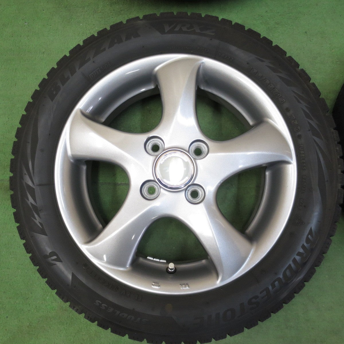 キレイ★スタッドレス 155/65R14 ブリヂストン ブリザック VRX2 TOPRUN トップラン 14インチ PCD100/4H★5042501AKス