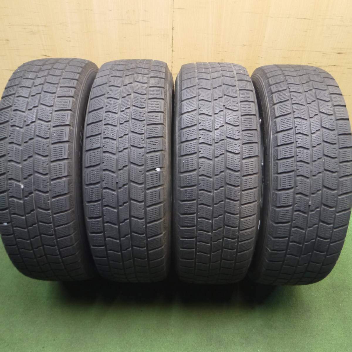 バリ溝!キレイ!8.5分★スタッドレス 225/60R17 グッドイヤー アイスナビ7 ravrion RS01 ラブリオン PCD114.3/5H★4021605Hス