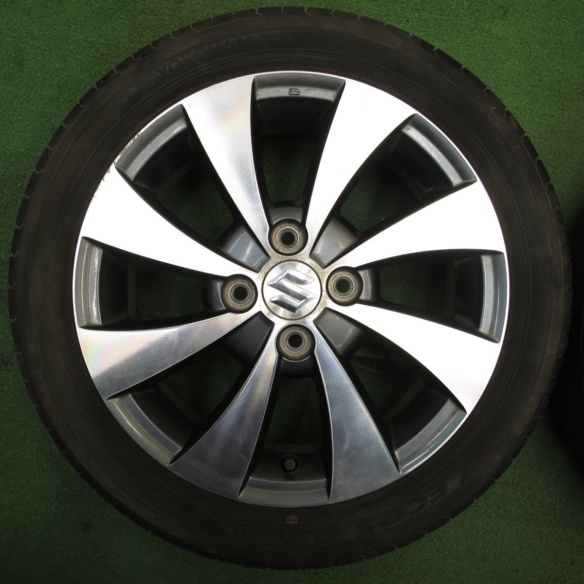 4本価格★スズキ MH23S ワゴンR 純正 165/55R15 ヨコハマ エコス ES31 15インチ PCD100/4H★5060206NJノ