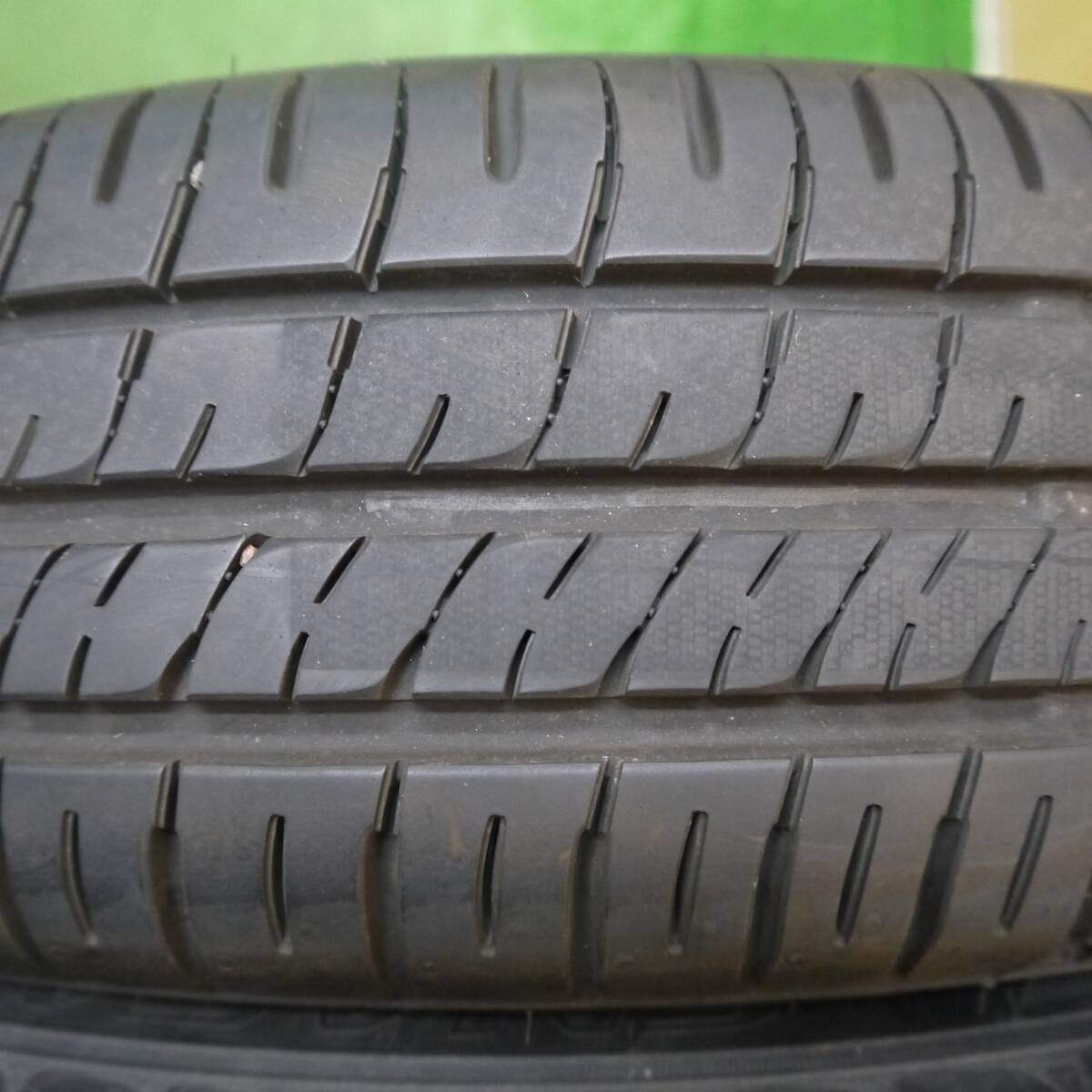 バリ溝!24年!9分★ダイハツ ミライース 純正 155/65R14 ダンロップ エナセーブ EC204 14インチ PCD100/4H★5040101Hノ