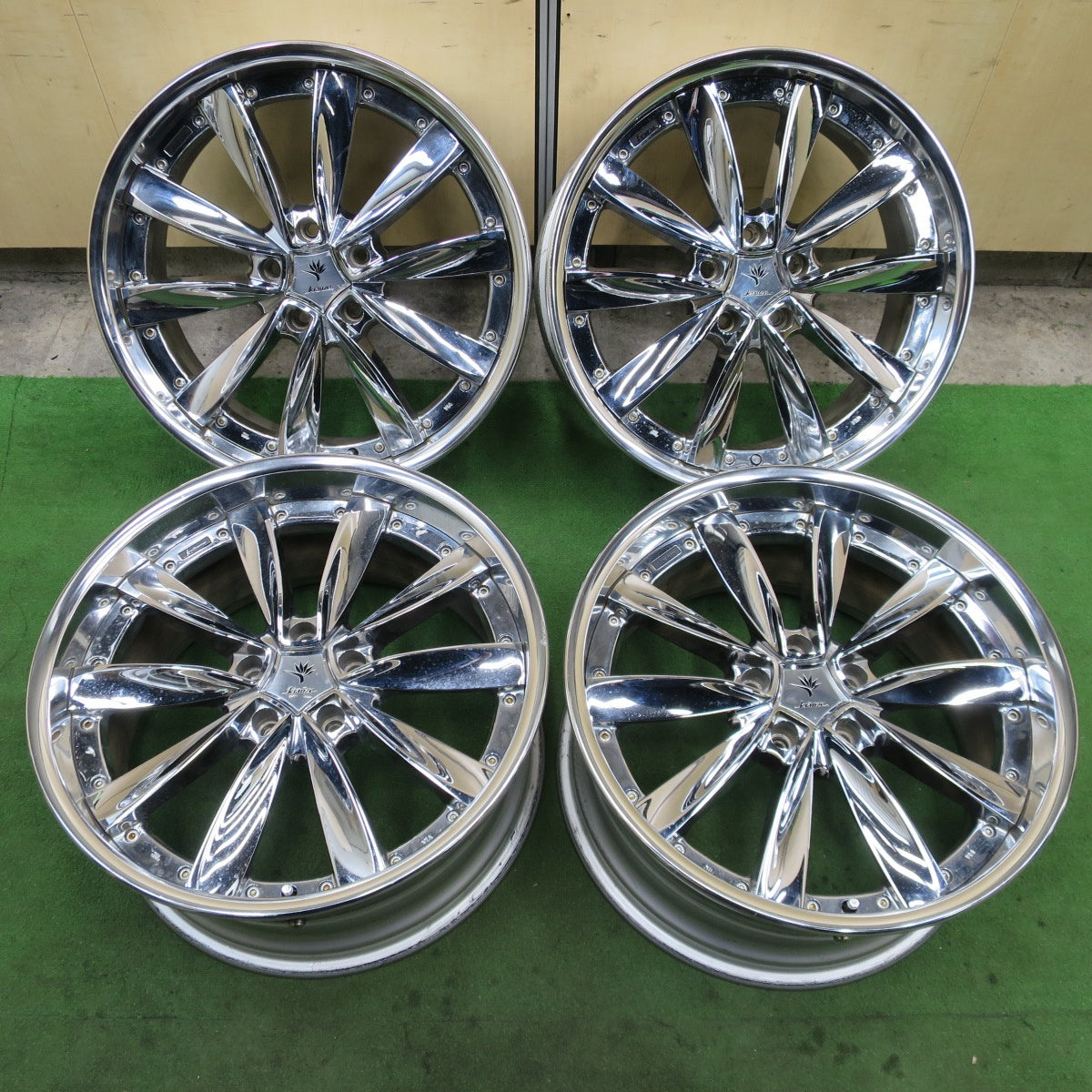 KRANZE 19 インチ ホイール 4本 メッキ 4本価格☆kranze CHRISHNA クレンツェ クリシュナ 19インチ ホイール