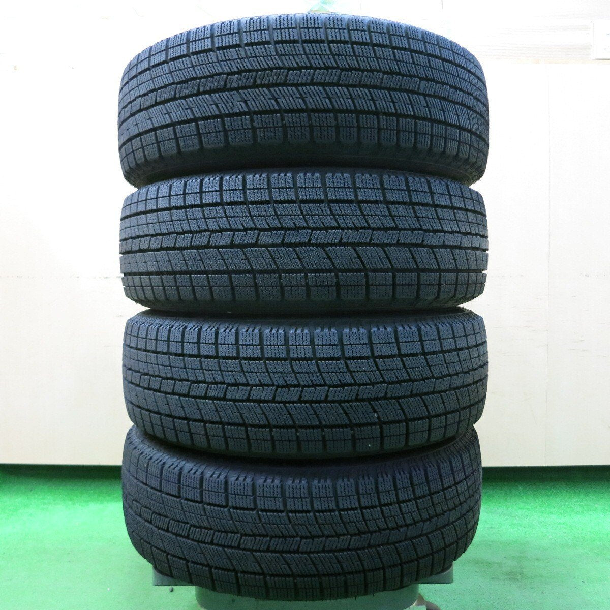 バリ溝!21年!綺麗!ほぼ10分★スタッドレス 195/65R15 ナンカン アイスアクティバ AW-1 Verthandi PCD114.3/5H★4041703イス