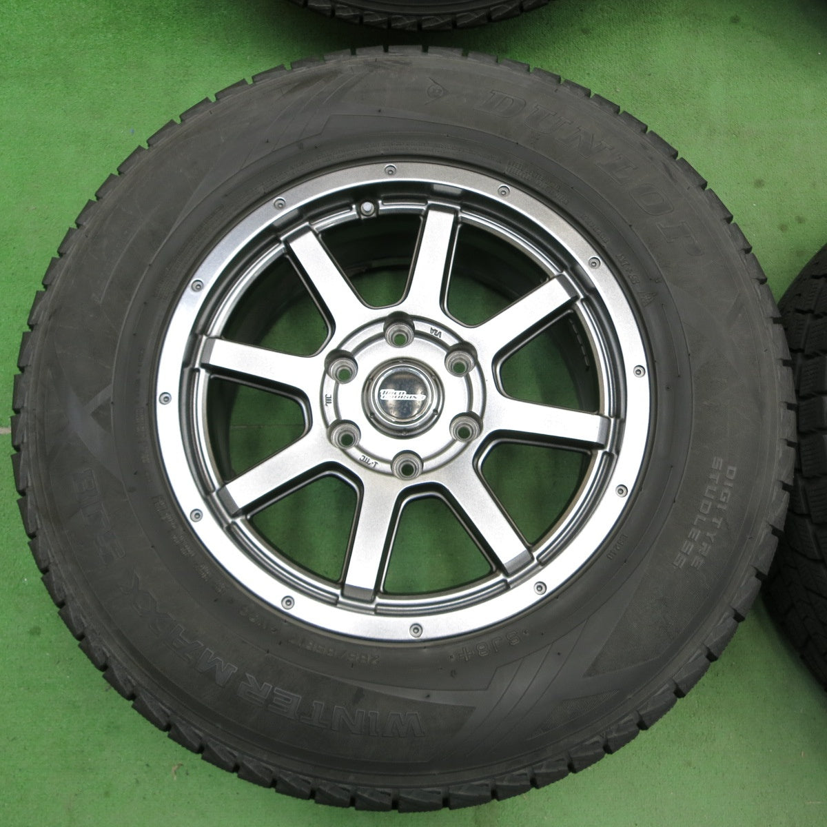 バリ溝!21年!キレイ!9分★スタッドレス 265/65R17 ダンロップ ウインターマックス SJ8+ WILD CRUISING ワイルド クルージング 17インチ PCD139.7/6H★5042201ナス