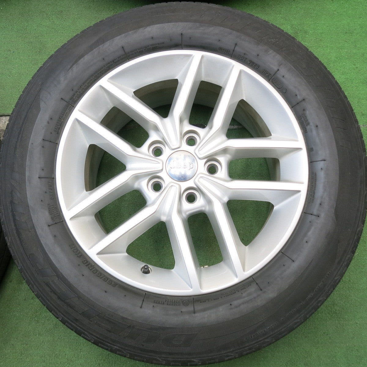 キレイ★JEEP ジープ グランドチェロキー 純正 265/60R18 ブリヂストン デューラー H/P スポーツ 18インチ PCD127/5H★5081903HAノ