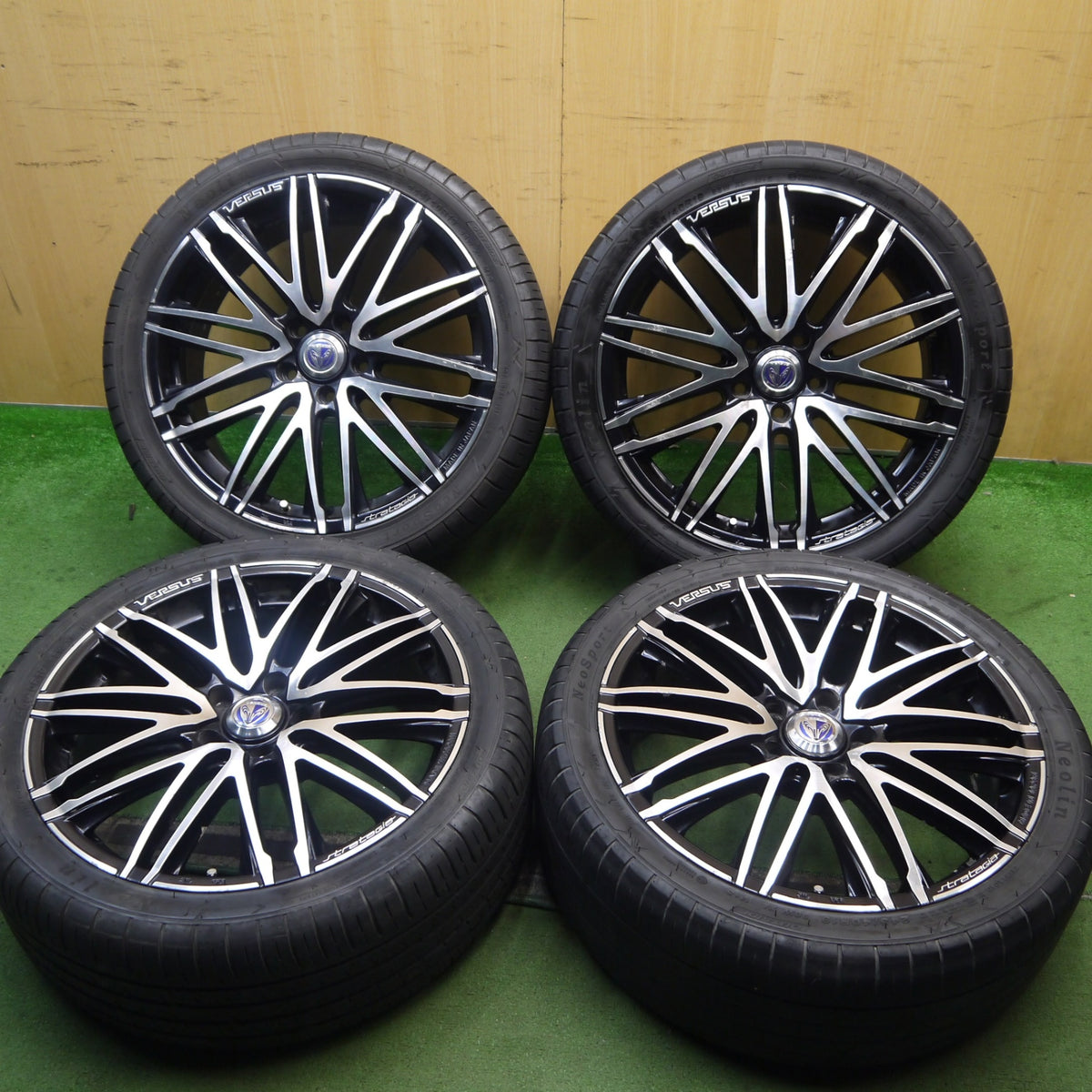 4本価格!21年★RAYS VERSUS VALORE 245/40R19 ネオリン ネオスポーツ レイズ ベルサス ヴァローレ 19インチ PCD114.3/5H★5100603Hノ