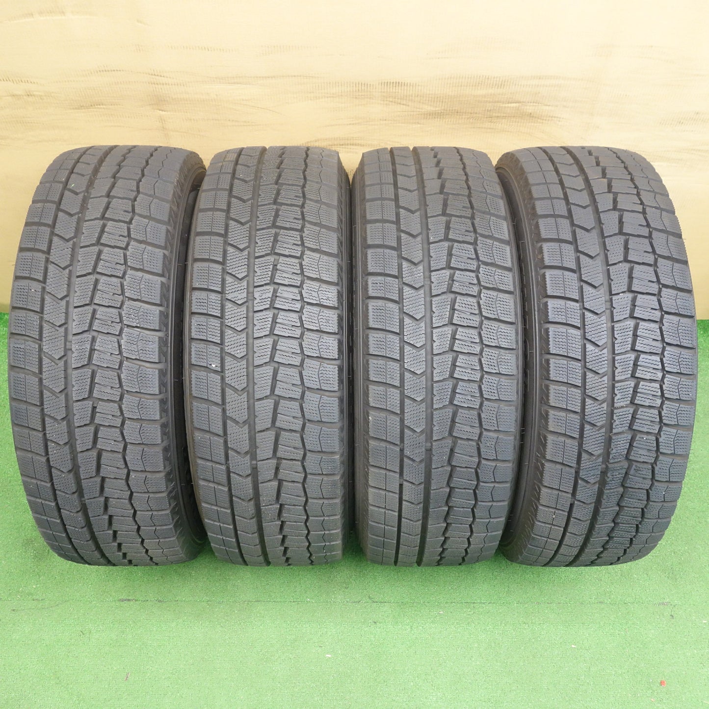 ほぼ未使用!25年!キレイ◎スタッドレス 215/60R16 ダンロップ ウインターマックス WM02 JOKER ジョーカー 16インチ PCD114.3/5H◎6060101KTス