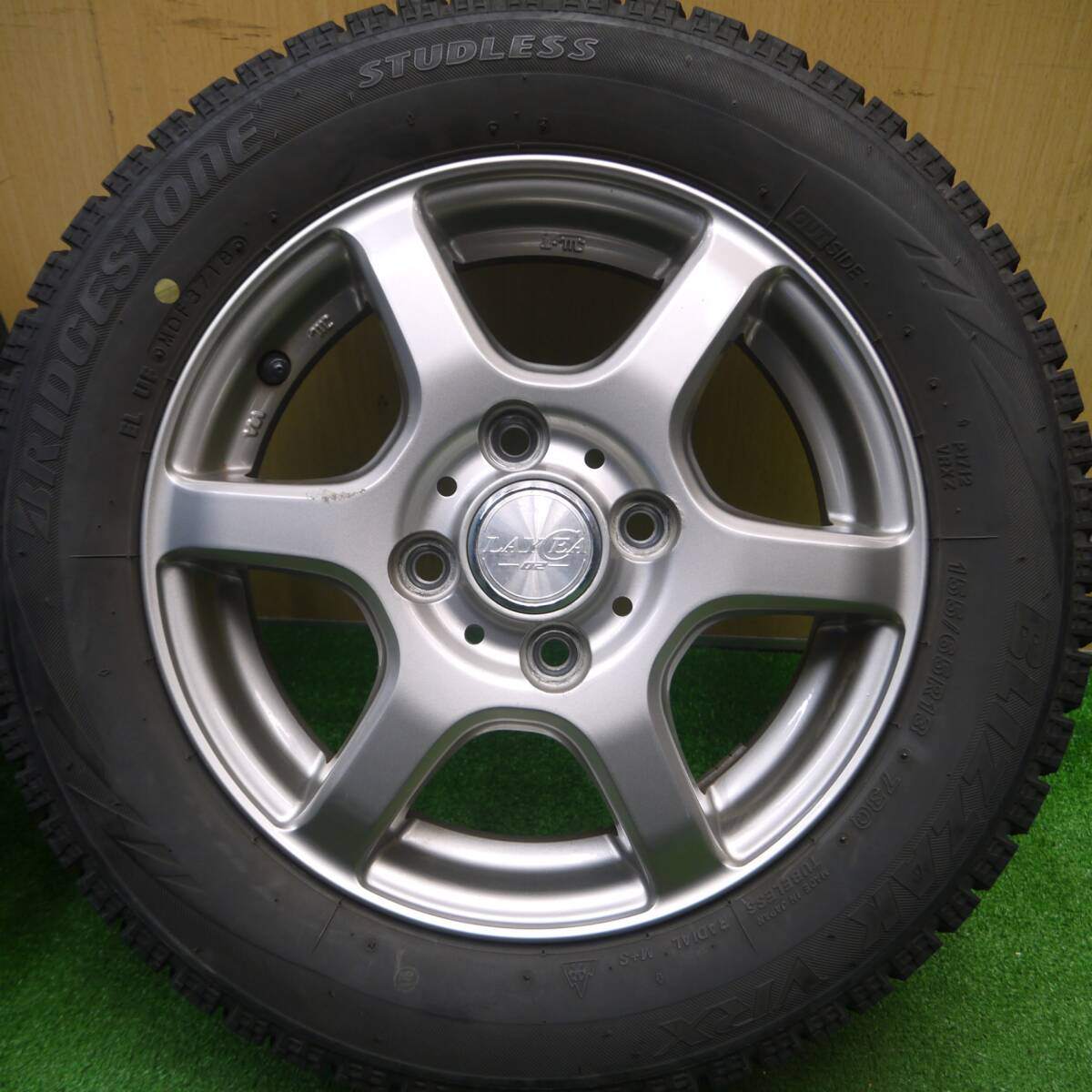 4本価格★スタッドレス 155/65R13 ブリヂストン ブリザック VRX LAYCEA -02- レイシア 13インチ PCD100/4H★4120902Hス