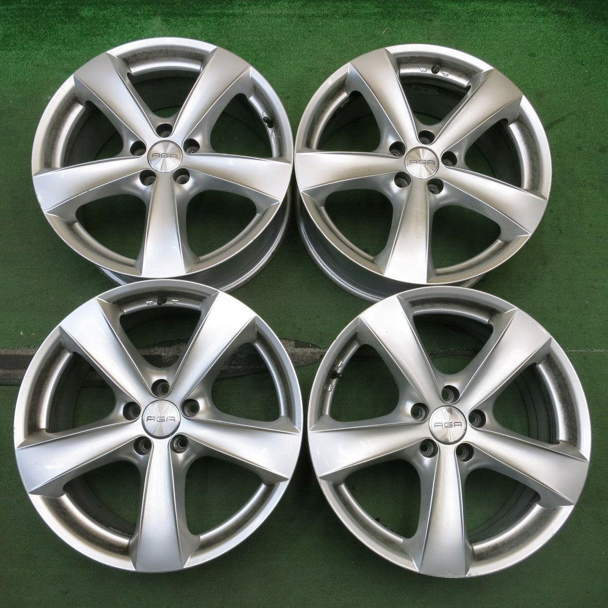 4本価格★ジャガー 等 AGA Nebel TARGA ネーベル タルガ 18インチ ホイール 18×8J PCD108/5H★5092515HAホ