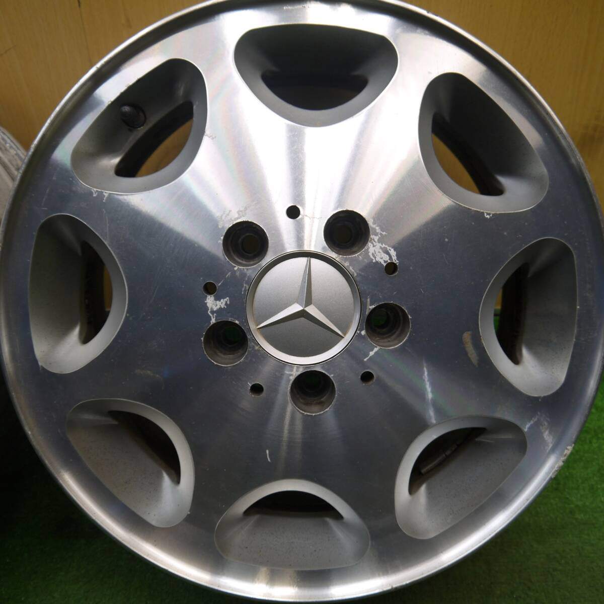 4本価格★ベンツ Eクラス W124 純正 ホイール 15インチ 15×6.5J PCD112/5H★5032108Hホ