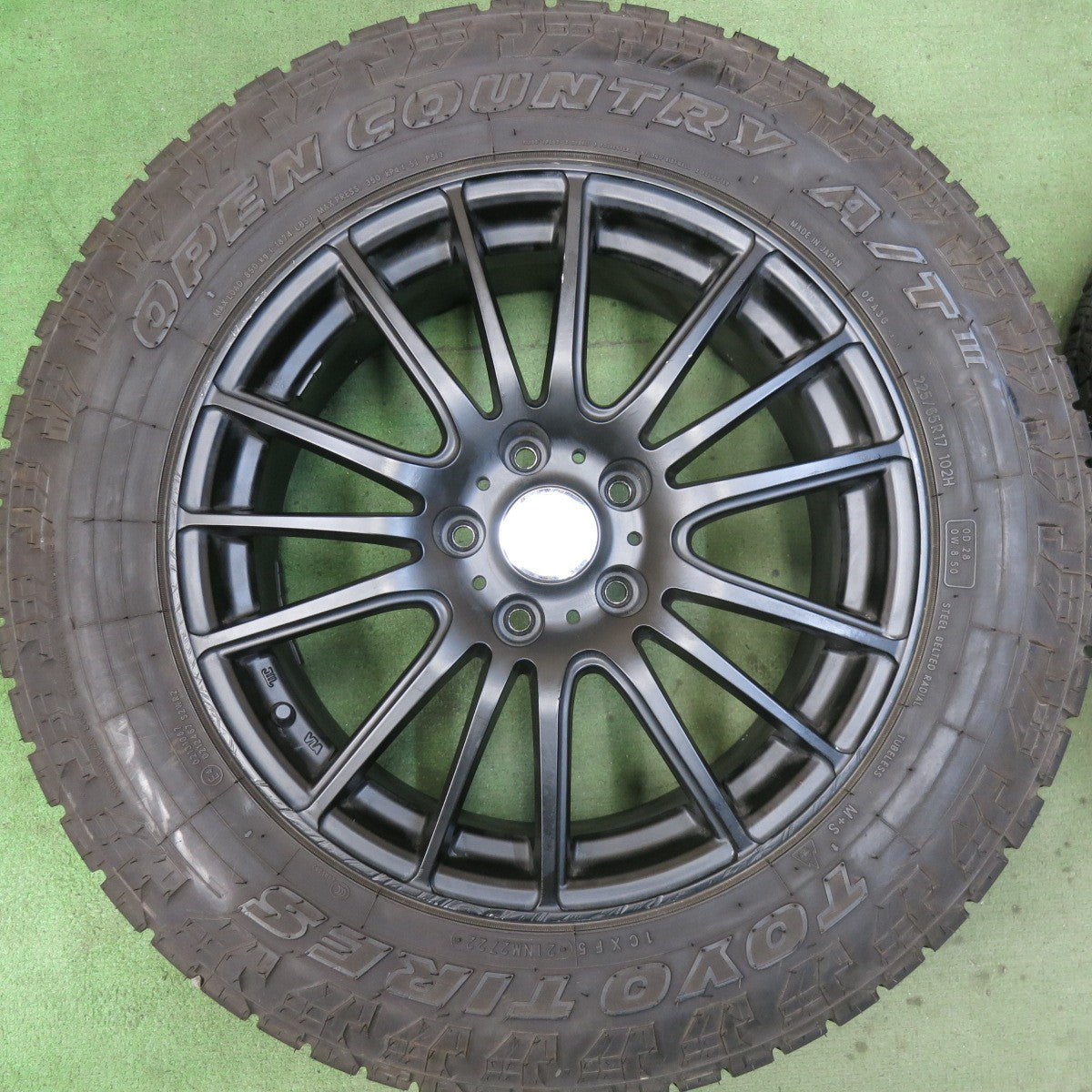 バリ溝!22年!9.5分★225/65R17 トーヨー オープンカントリー A/T ravrion selzer ラブリオン 17インチ PCD114.3/5H★5090601SKノ
