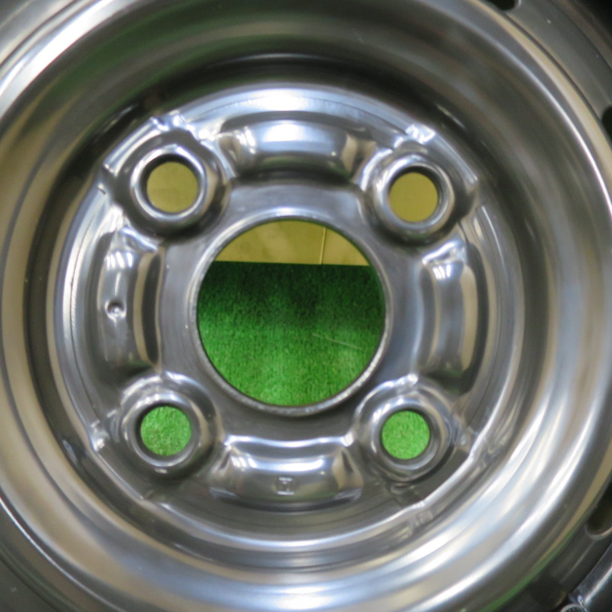 新車外し!25年★スズキ エブリイ バン 純正 スチール 145/80R12 80/78N ヨコハマ BluEarth-Van RY55 RY55D 12インチ PCD100/4H★5071104イノ
