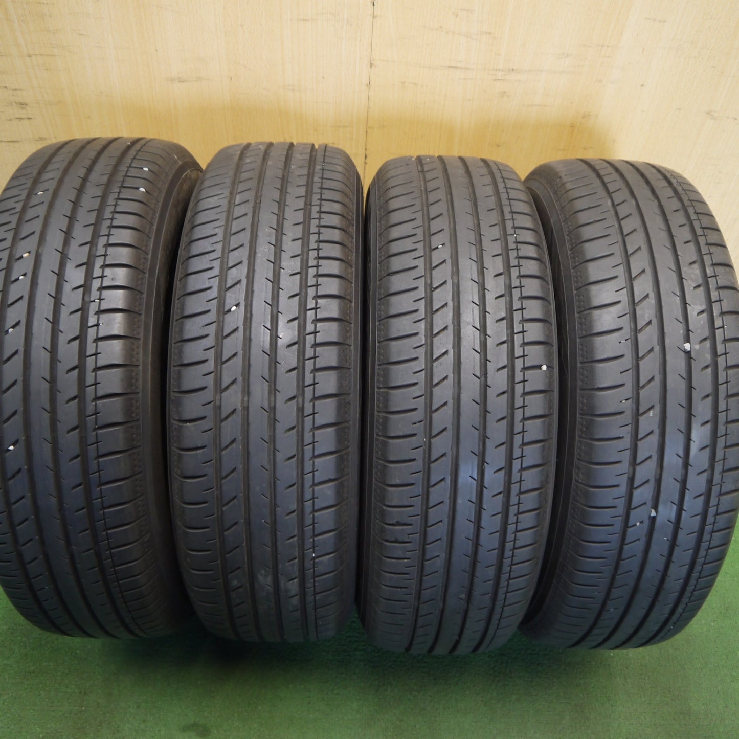 バリ溝!キレイ!9分◎185/65R15 ヨコハマ BluEarth-GT AE51 スチール ホイール ブルーアース 15インチ PCD100/4H◎6072802Hノ