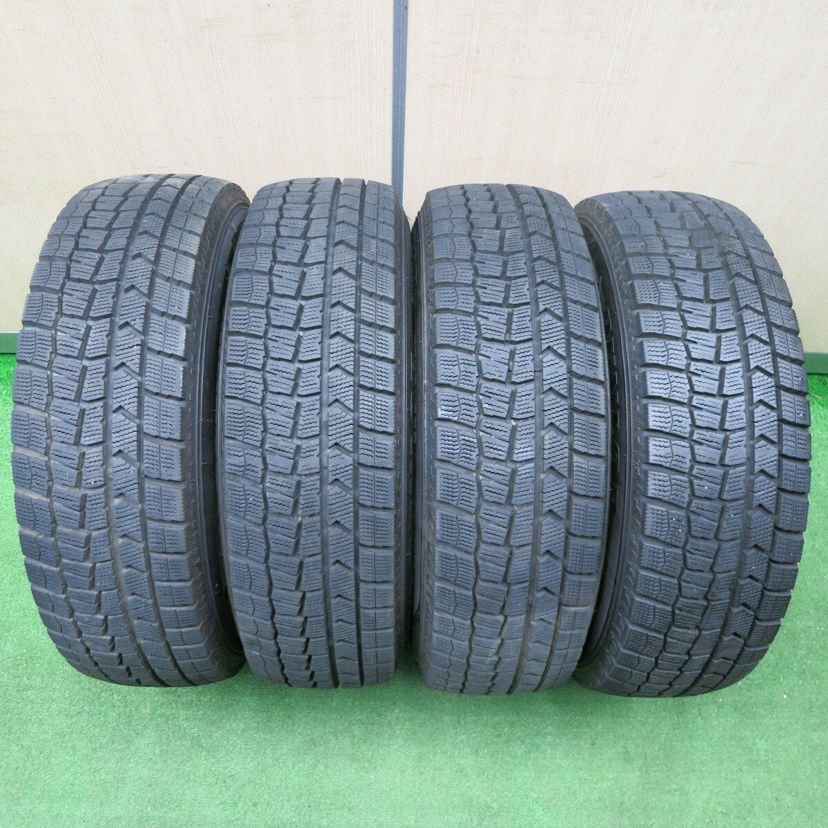 バリ溝!9.5分★スタッドレス 185/70R14 ダンロップ ウインターマックス WM02 EURO SPEED SPIDER MANARAY SPORT 14インチ PCD100/4H★4122905NJス