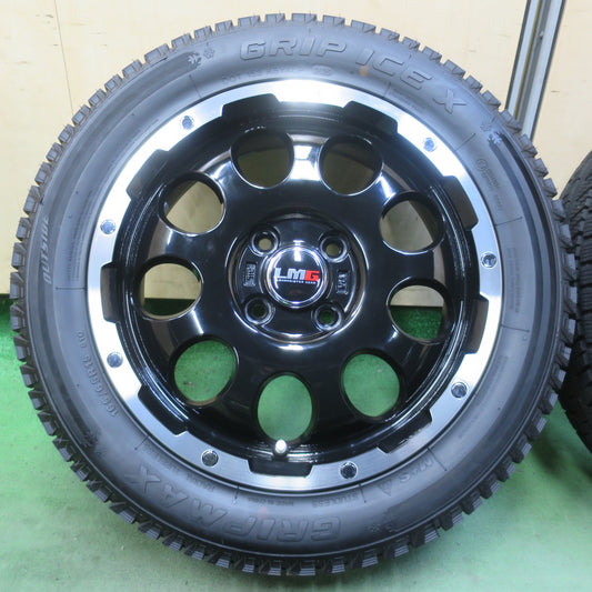 ほぼ未使用!25年!キレイ◎スタッドレス 165/65R15 グリップマックス GRIP ICE X LEHRMEISTER GEAR レアマイスター 軽サイズ タフト 等 15インチ PCD100/4H◎6092911イス
