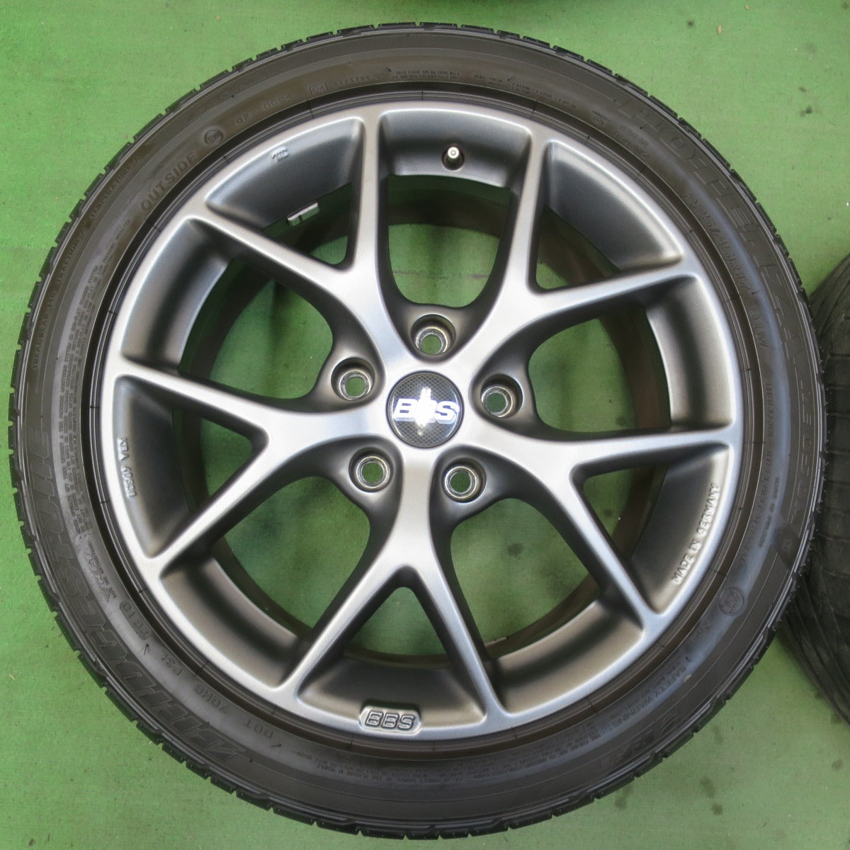 キレイ★BMW 等 BBS SR008 225/45R17 ブリヂストン ポテンザ RE050A 17インチ PCD120/5H★5062501イノ