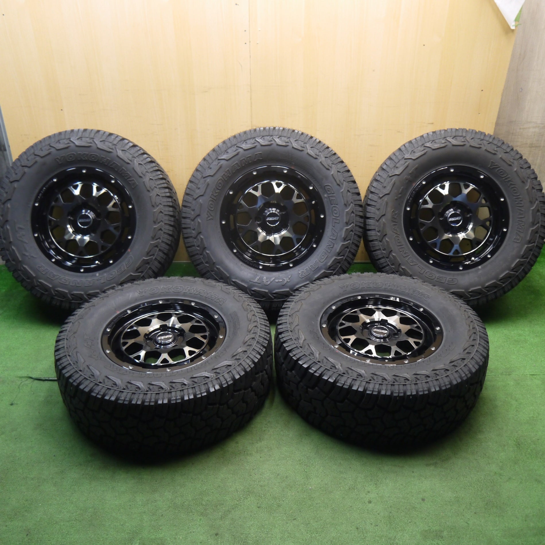 未使用！22年！キレイ！5本☆ジープ 等 RAYS DAYTONA M9 285/70R17 121 