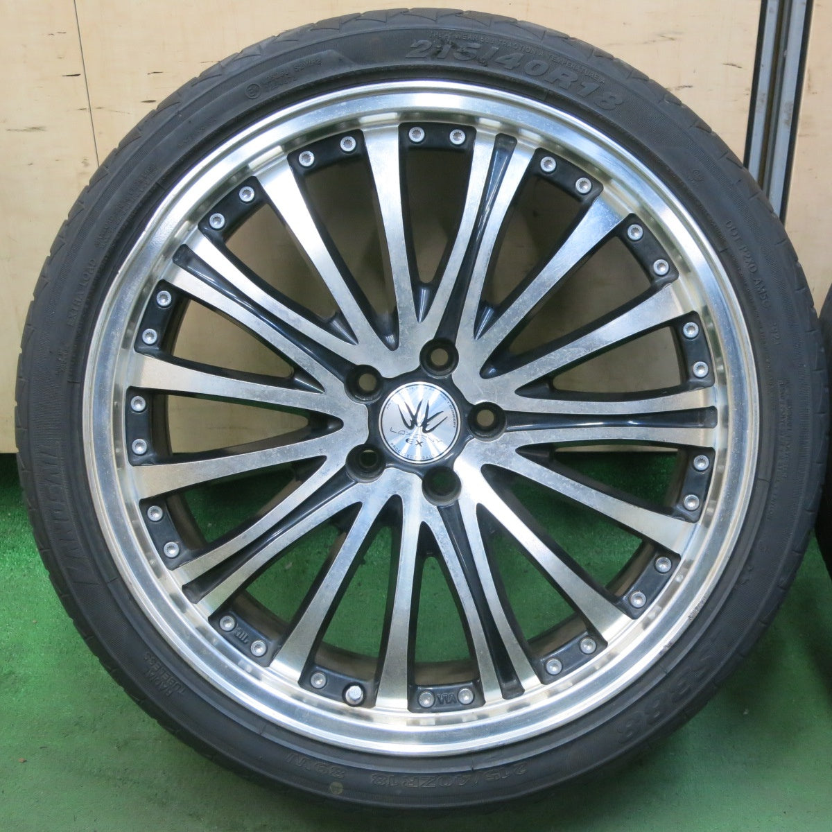 4本価格!21年★86 BRZ 等 LOXARNY EX BYRON AVENGER 215/40R18 ランドセイル LS388 ロクサーニ バイロン アベンジャー PCD100/5H★5082701SKノ