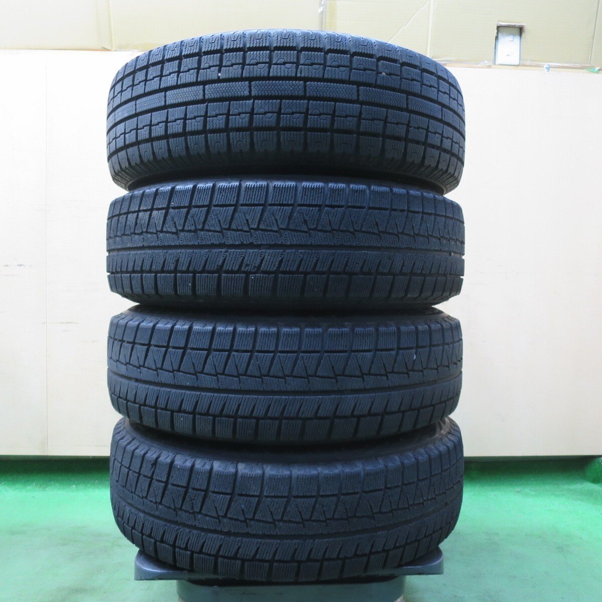 バリ溝!9分★スタッドレス 185/70R14 トーヨー ガリット G5 ブリヂストン ブリザック REVO GZ giro ギロ 14インチ PCD100 114.3/4H マルチ★5032203イス