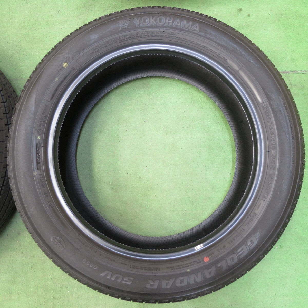 新車外し!25年★225/55R18 ヨコハマ ジオランダー SUV G055 G055E デリカ D:5 シャモニー エクストレイル アウトランダー 等★5061810イノタ