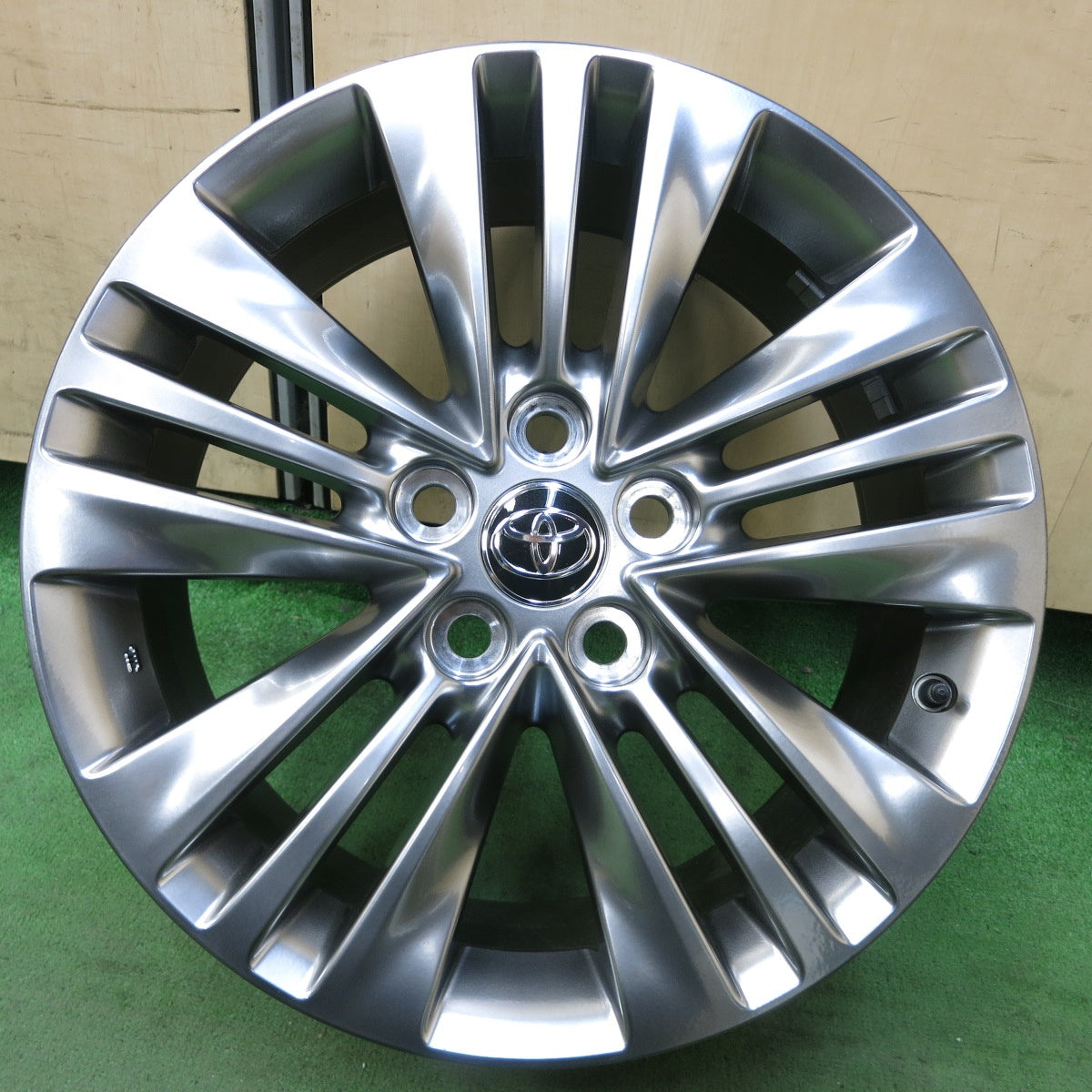 新車外し!1本★トヨタ 40系 アルファード ヴェルファイア Zグレード 純正 ホイール 18インチ 18×7J PCD120/5H★5101504ナホ