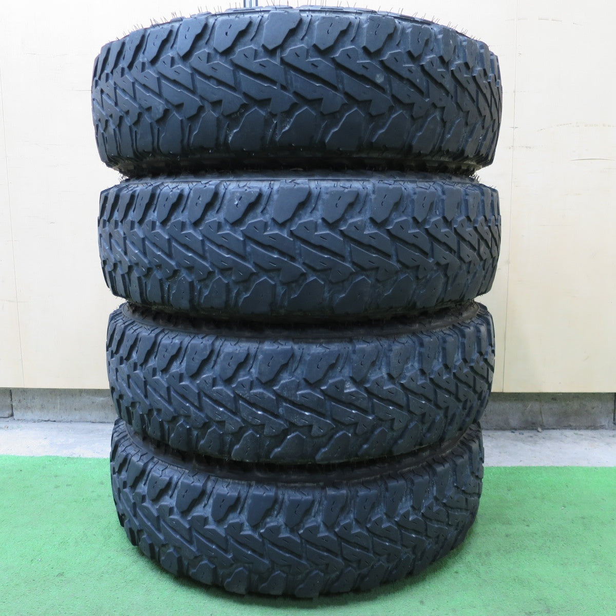 4本価格★195/80R15 ヨコハマ ジオランダー M/T G003 レンコン EPSILON 社外 アルミ ホイール 15インチ PCD139.7/6H★6030702ナノ