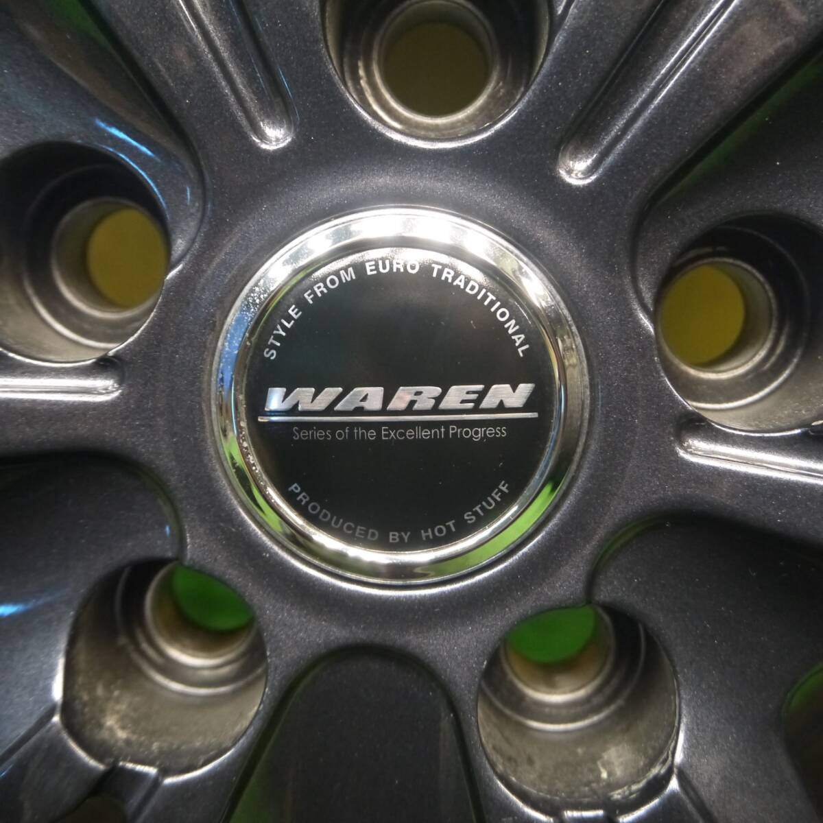 バリ溝!22年!キレイ!9.5分★スタッドレス 195/65R15 トーヨー オブザーブ GIZ2 WAREN ヴァーレン 15インチ PCD114.3/5H★4120204Hス