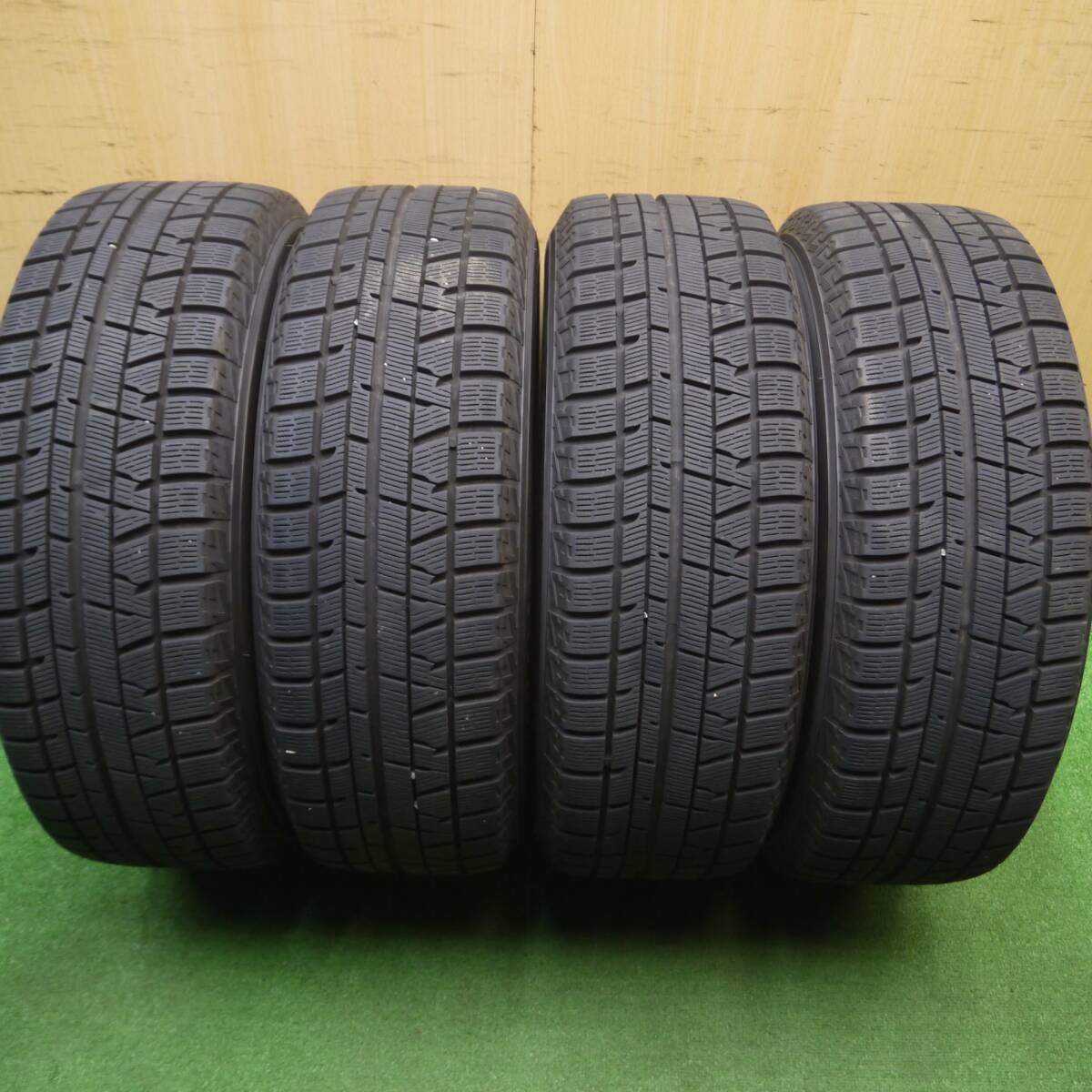 バリ溝!キレイ!9分★スタッドレス 215/60R16 ヨコハマ アイスガード iG50 プラス VELVA AGUDO ヴェルヴァ 16インチ PCD114.3/5H★4120601Hス