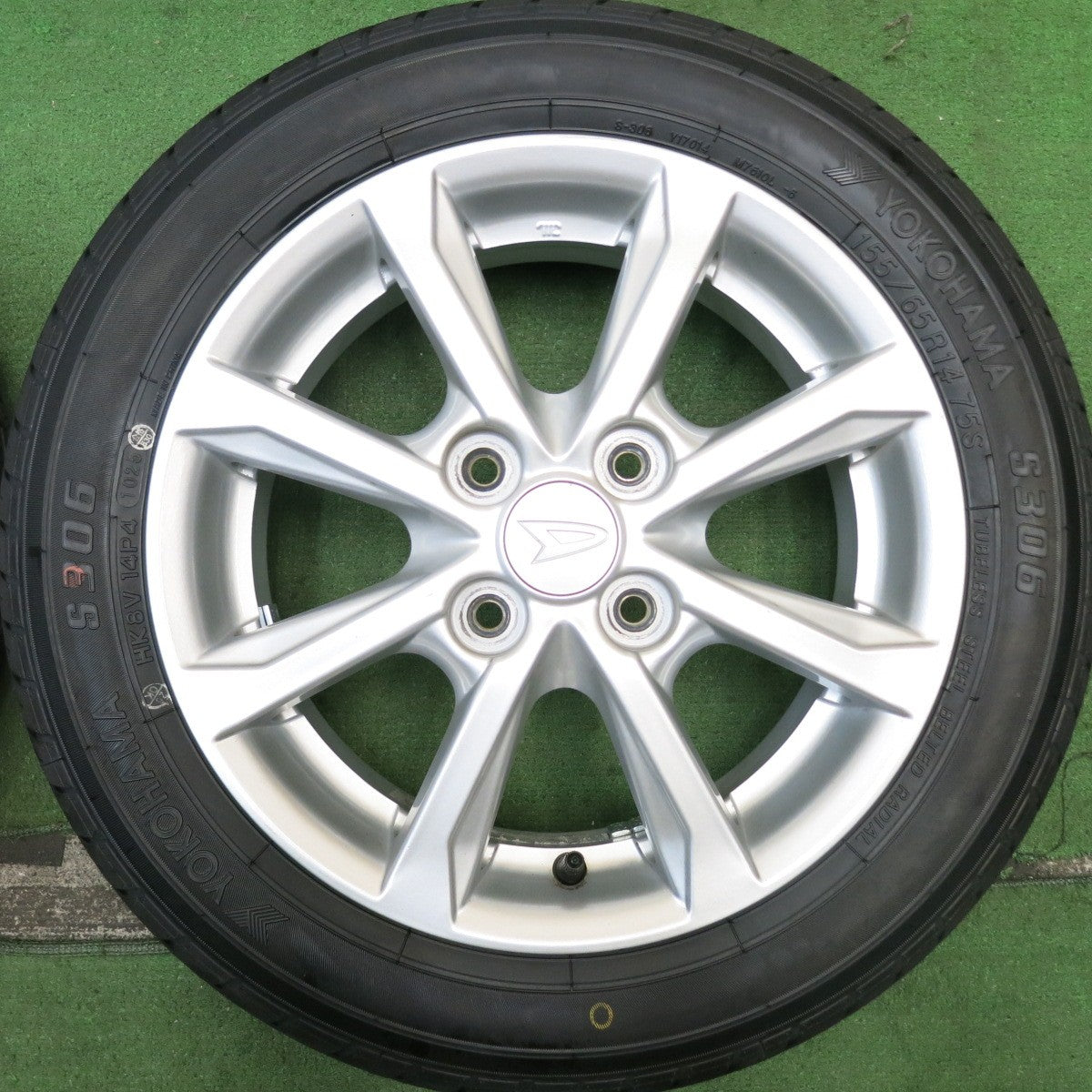 タイヤ未使用!25年★ダイハツ LA700S ピクシスメガ 純正 155/65R14 ヨコハマ S306 14インチ PCD100/4H★5070101HAノ