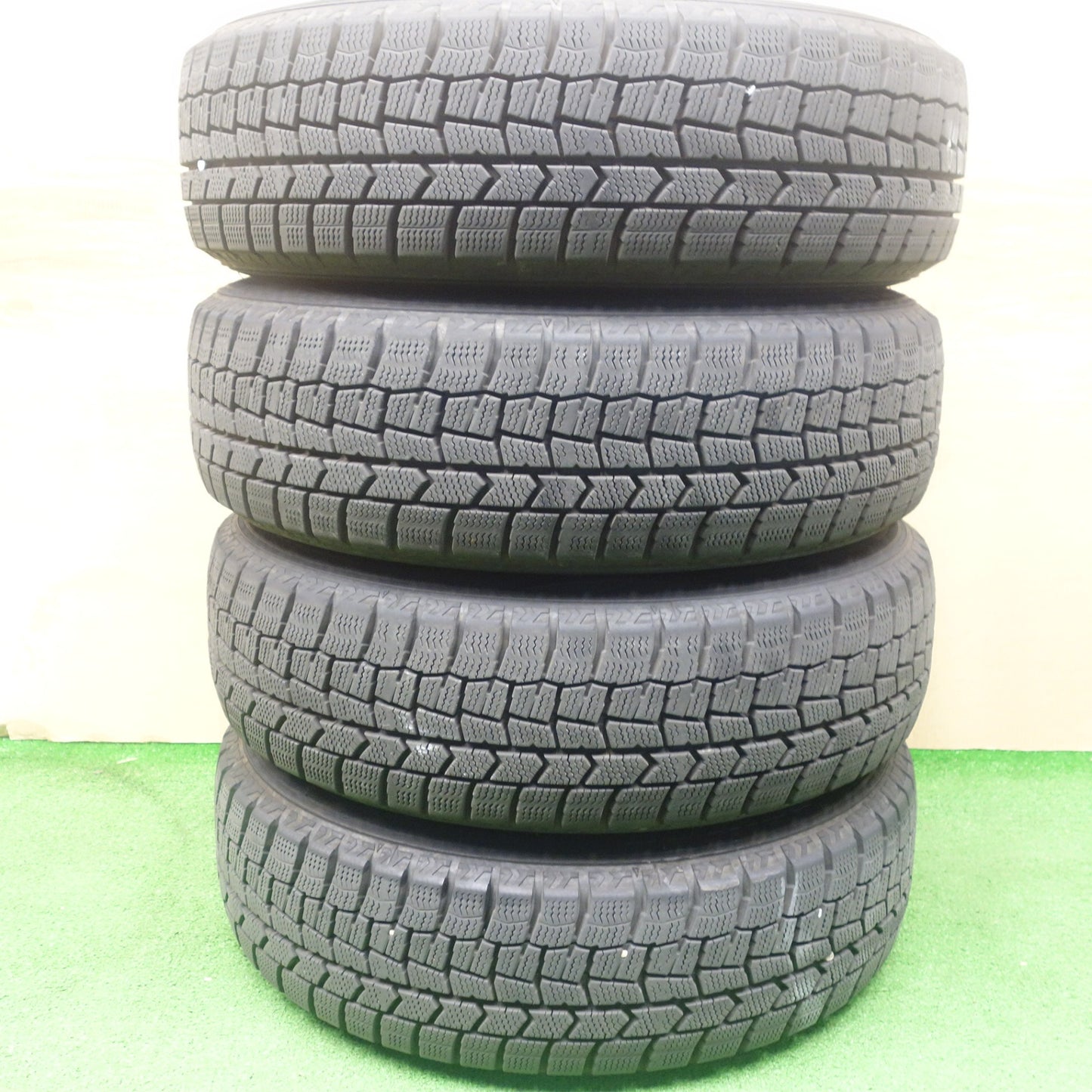 バリ溝!22年!9.5分★スタッドレス 165/65R14 ダンロップ ウインターマックス WM02 VELVA CHARGE ヴェルヴァ 14インチ PCD100/4H★6022703KTス