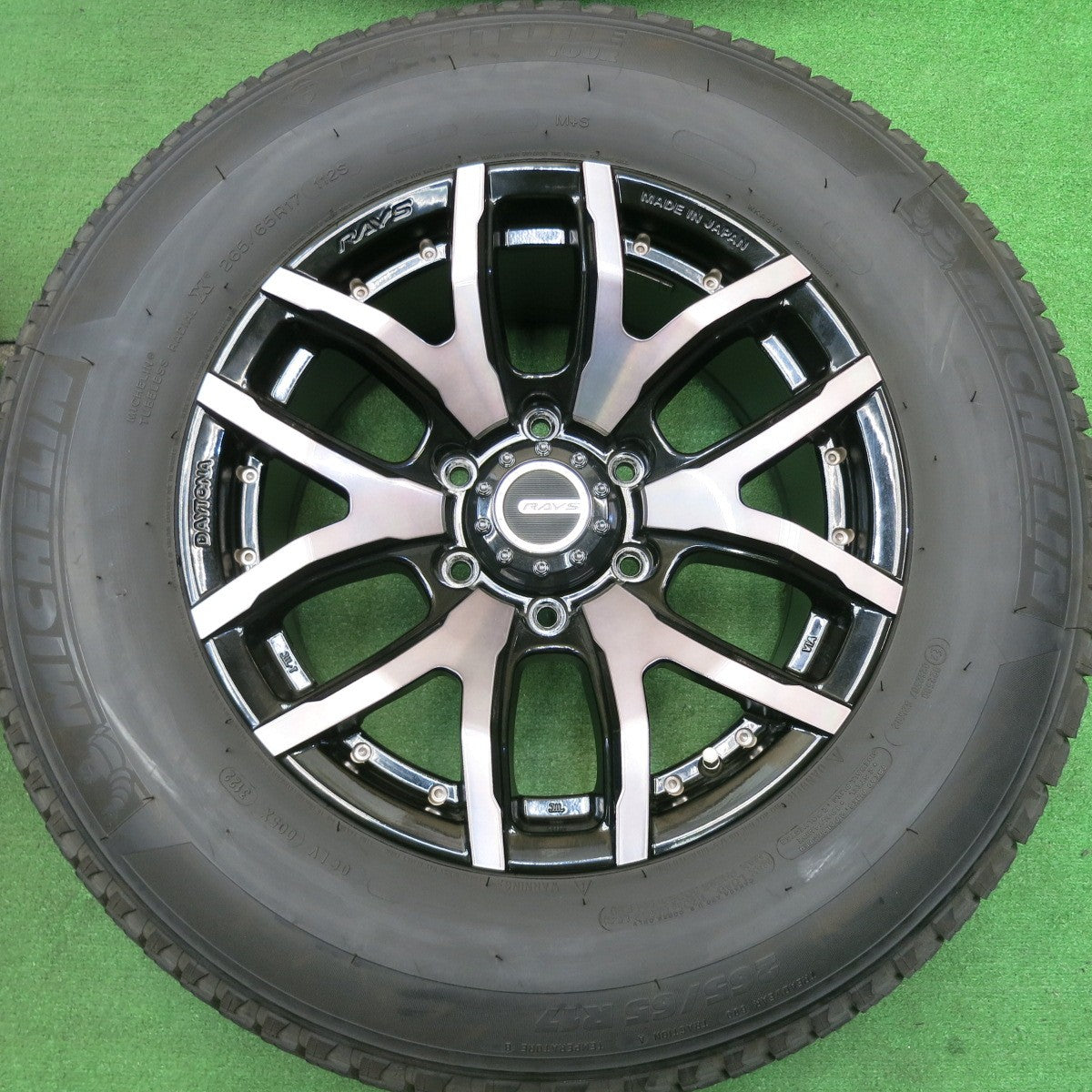 バリ溝!22年!キレイ!9分★RAYS DAYTONA FDX-F6 265/65R17 ミシュラン LATITUDE TOUR レイズ デイトナ 17インチ PCD139.7/6H★5050210HAノ