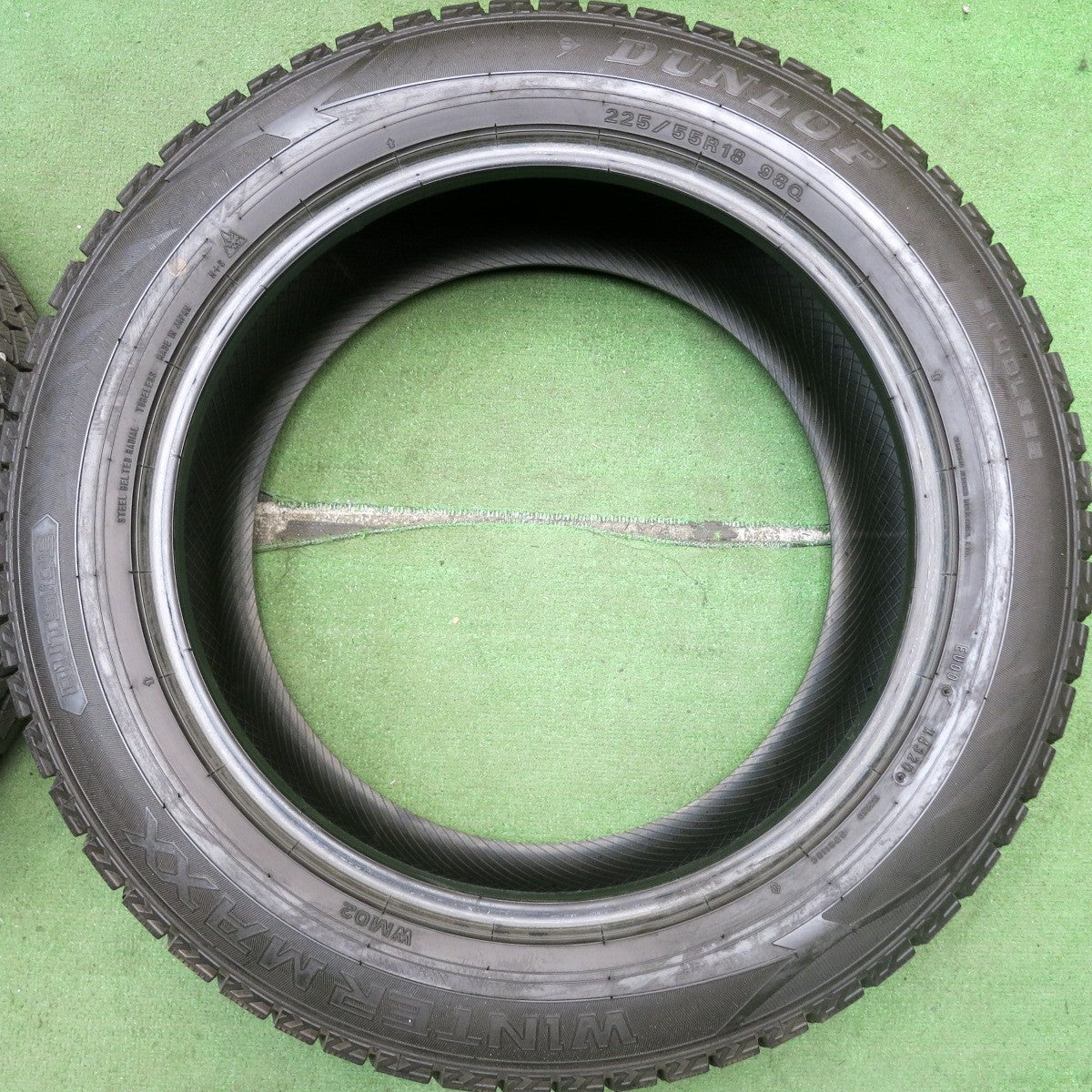 バリ溝!9.5分★スタッドレス 225/55R18 ダンロップ ウインターマックス WM02 エクストレイル デリカD:5 XV フォレスター 等★5080101HAスタ