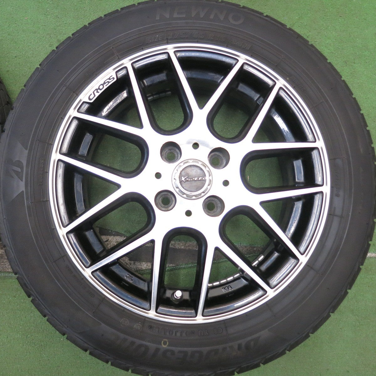 バリ溝!23年!8.5分★175/65R15 ブリヂストン NEWNO X CROSS SPEED クロススピード 15インチ ニューノ PCD100/4H★5092704HAノ