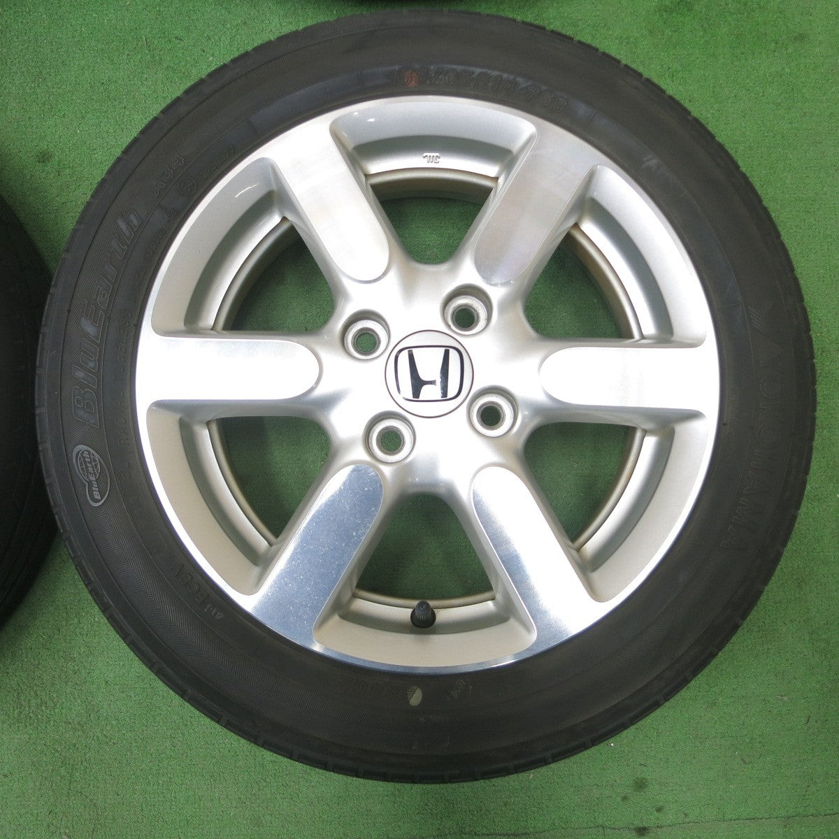 4本価格★ホンダ N-ONE 純正 155/65R14 ヨコハマ ブルーアース A34 14インチ Nワン PCD100/4H★5042301ナノ