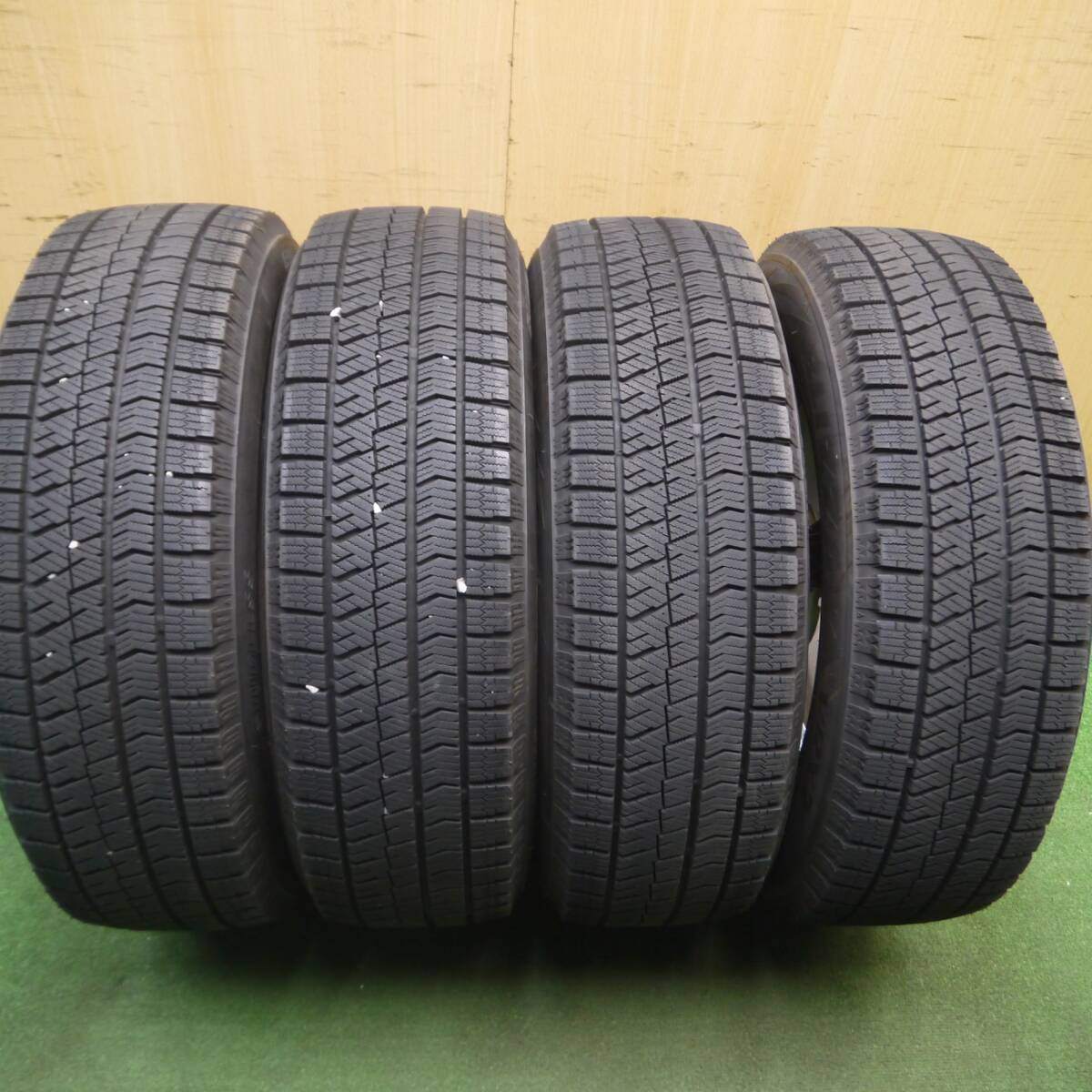 バリ溝!キレイ!9分★スタッドレス 195/65R16 ブリヂストン ブリザック VRX2 TOPRUN トップラン 16インチ PCD100/4H★5021910Hス