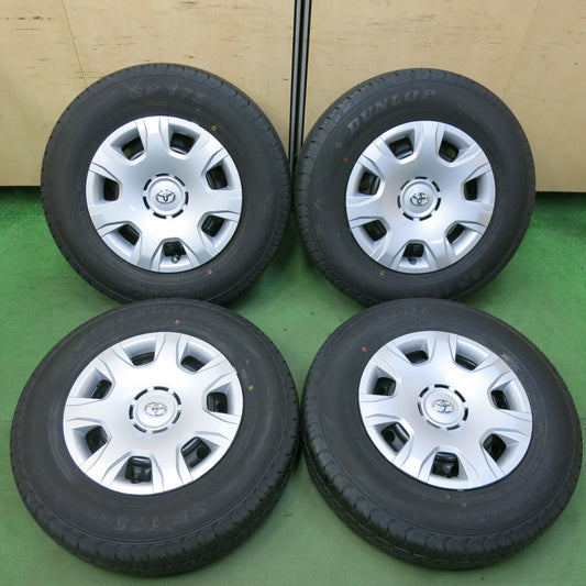 新車外し!21年★トヨタ 200系 ハイエース 純正 スチール 195/80R15 107/105N ダンロップ SP175N 15インチ PCD139.7/6H★5061310SYノ