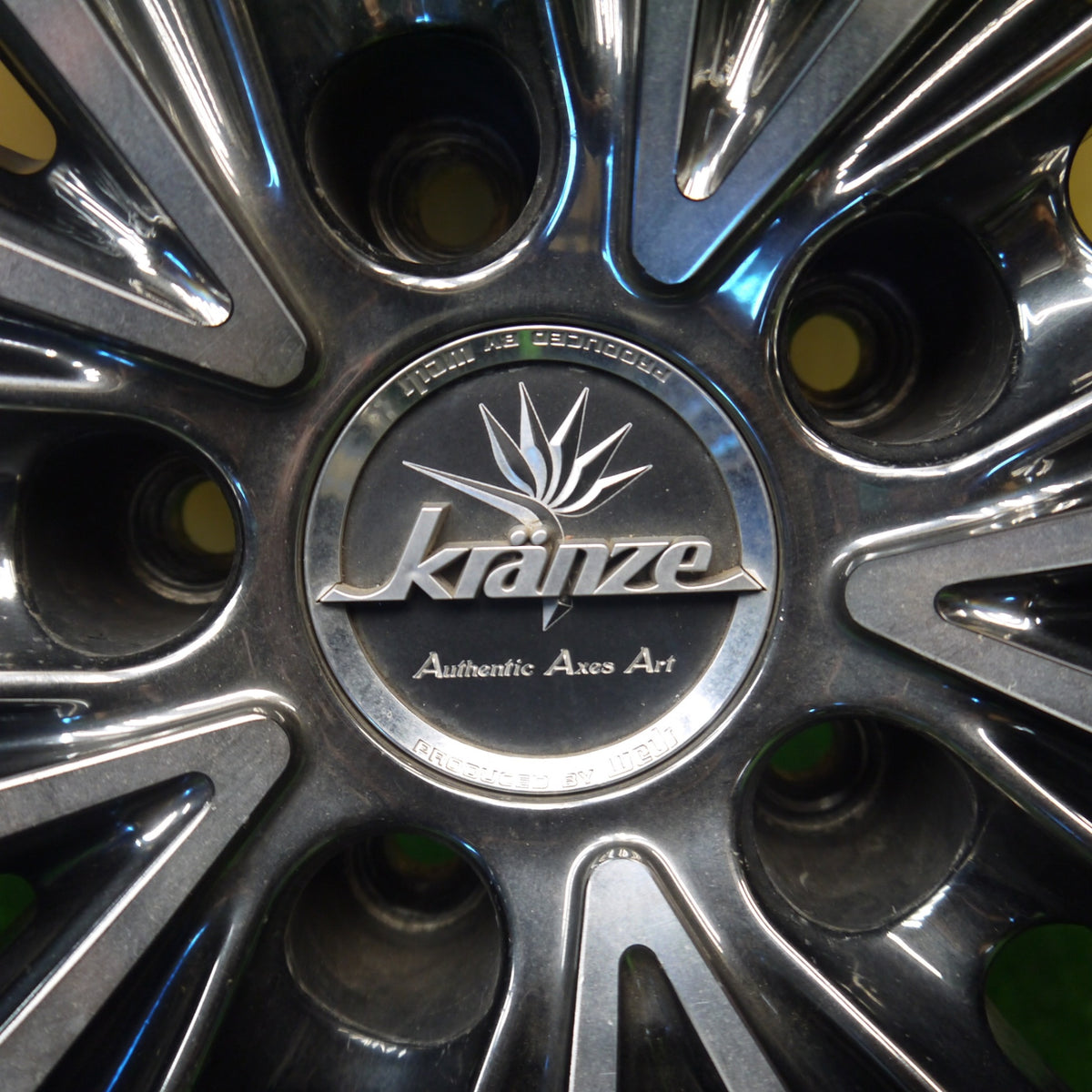 4本価格★Kranze Felsen 358EVO weds 21インチ ホイール 21×8.5J クレンツェ フェルゼン 358 エボ PCD114.3/5H 現状品★5100805Hホ