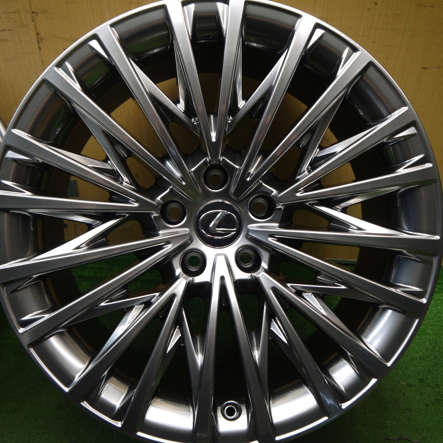 未使用★レクサス LS ハイパー クロム メタリック 純正 OP ホイール 20インチ 20×8.5J PCD120/5H★5070408Hホ