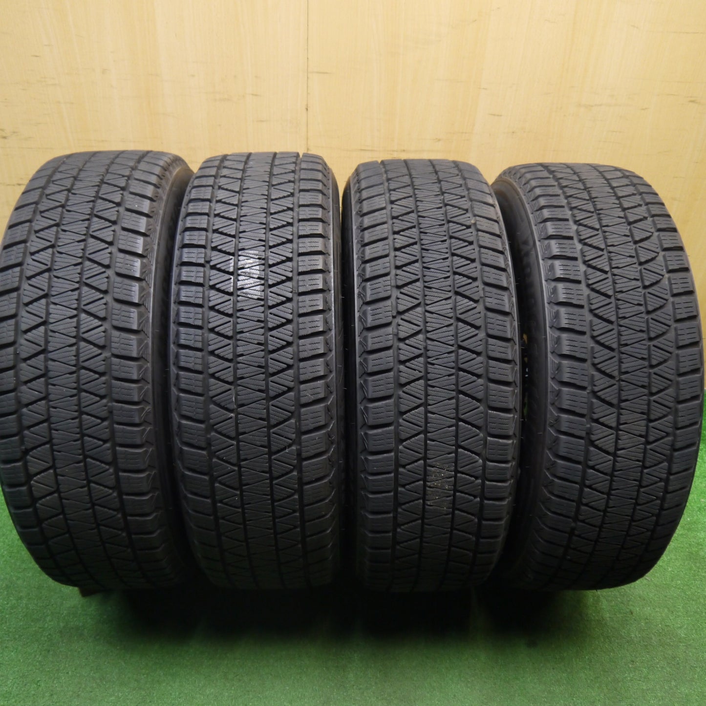 バリ溝!22年!キレイ!9分★スタッドレス 225/60R18 ブリヂストン ブリザック DM-V3 Ace MS-02 18インチ PCD114.3/5H★5120107Hス