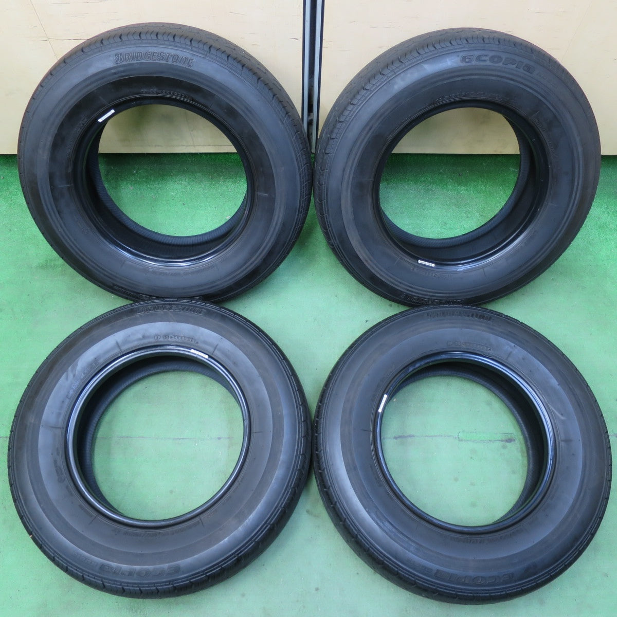 バリ溝!21年!9分★195/80R15 107/105N ブリヂストン エコピア RD613 タイヤ 15インチ ハイエース キャラバン 等★5041208イノタ